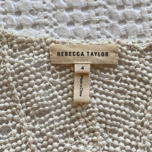 Rebecca Taylor Flutter Sleeve Blouse - Picture 4 of 4